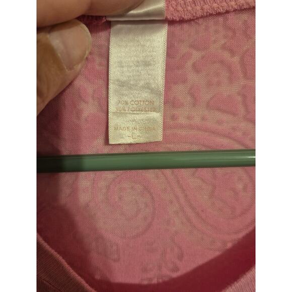 Cotton Heritage Cross Blinged T-shirt Size Large - Picture 3 of 5